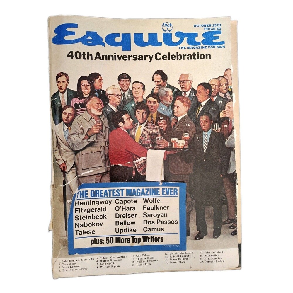 Esquire 40th Anniversary Celebration October 1973 SC